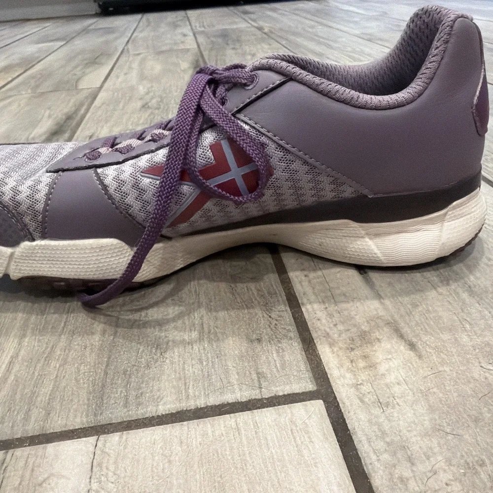 KURU‎ Quantum Purple White Women's Shoes Size 8.5 Comfort Gym Walking Shoes
